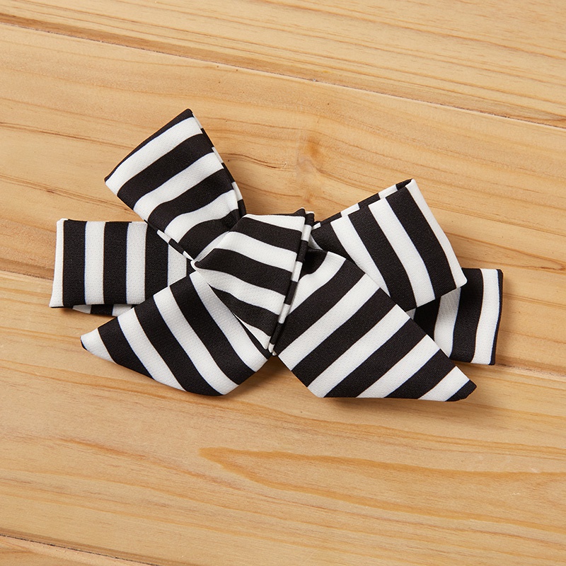 3-piece Short-sleeve Bodysuit and Striped Shorts Set